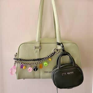Steve Madden Light Green and Dark Green Shoulder Bag Set